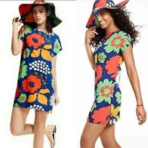 Marimekko For Target Mod Kukkatori Floral Tunic Shift Dress Small